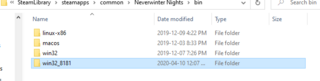 The win32_8181 folder inside bin, next to win32